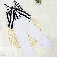 Load image into Gallery viewer, Reagan- Butterfly Bow Sleeveless Set - Terrible Twos Boutique