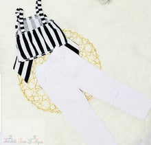 Load image into Gallery viewer, Reagan- Butterfly Bow Sleeveless Set - Terrible Twos Boutique