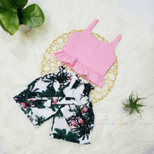 Load image into Gallery viewer, Cameron- Ruffle Top Short Set - Terrible Twos Boutique