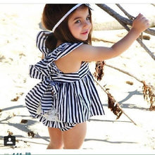 Load image into Gallery viewer, Emily- Sleeveless BowTie Dress - Terrible Twos Boutique