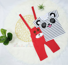 Load image into Gallery viewer, Joshua- Animal Style Suspender Set - Terrible Twos Boutique