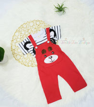 Load image into Gallery viewer, Joshua- Animal Style Suspender Set - Terrible Twos Boutique